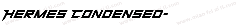 Hermes Condensed字体转换
